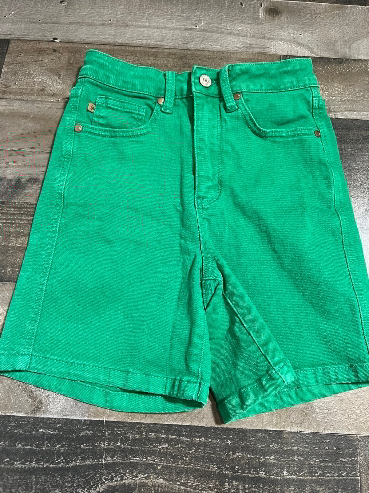 Judy Blue Green Jean Shorts- Small