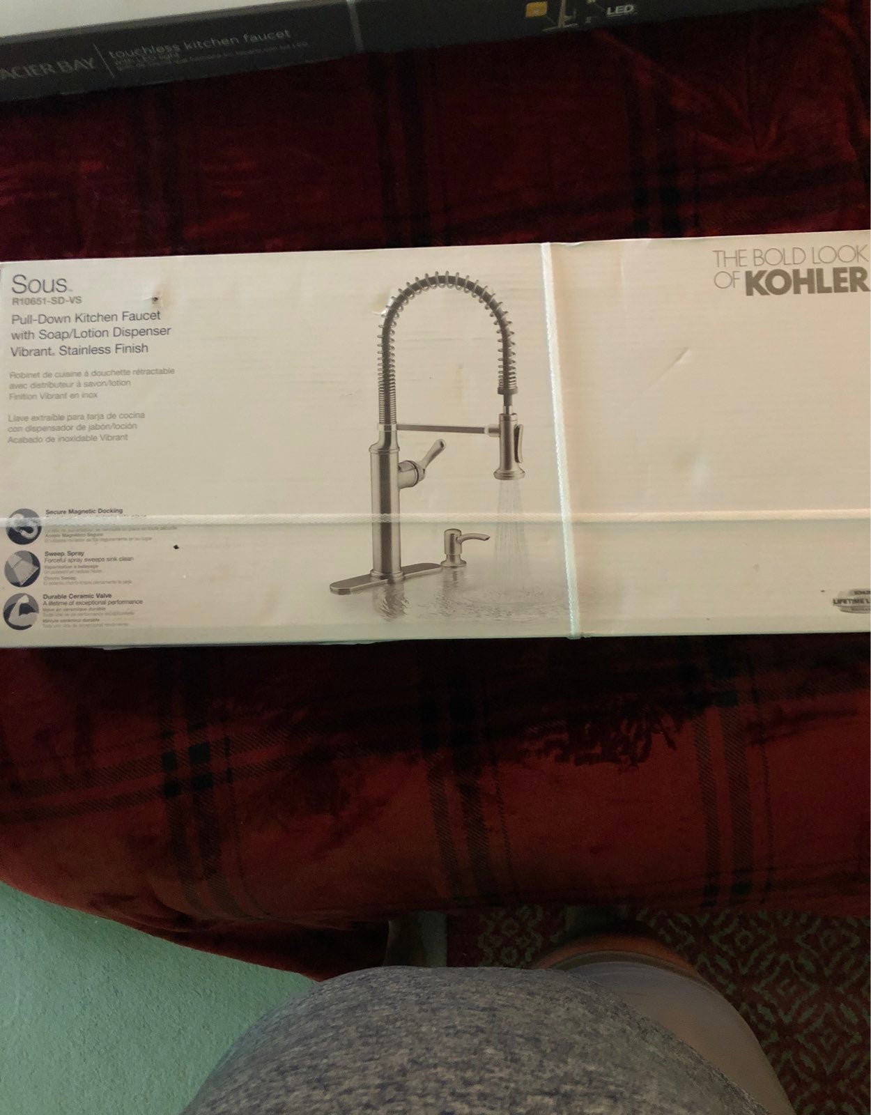 Kohler sous kitchen faucet