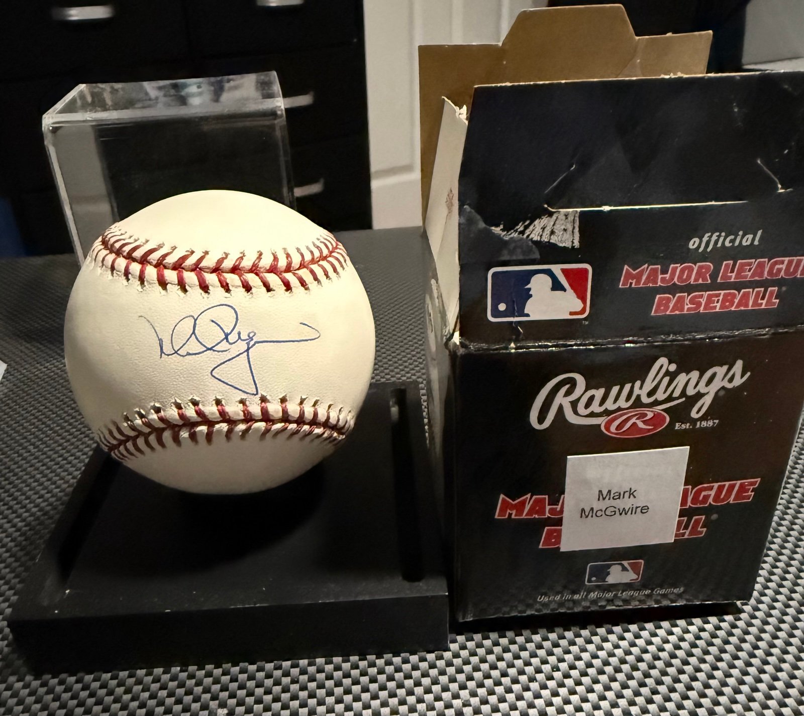 Autographed baseball