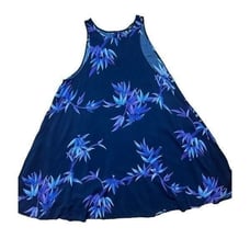 Rails Anya Dress in Navy Wisteria Sz S floral silky smooth soft