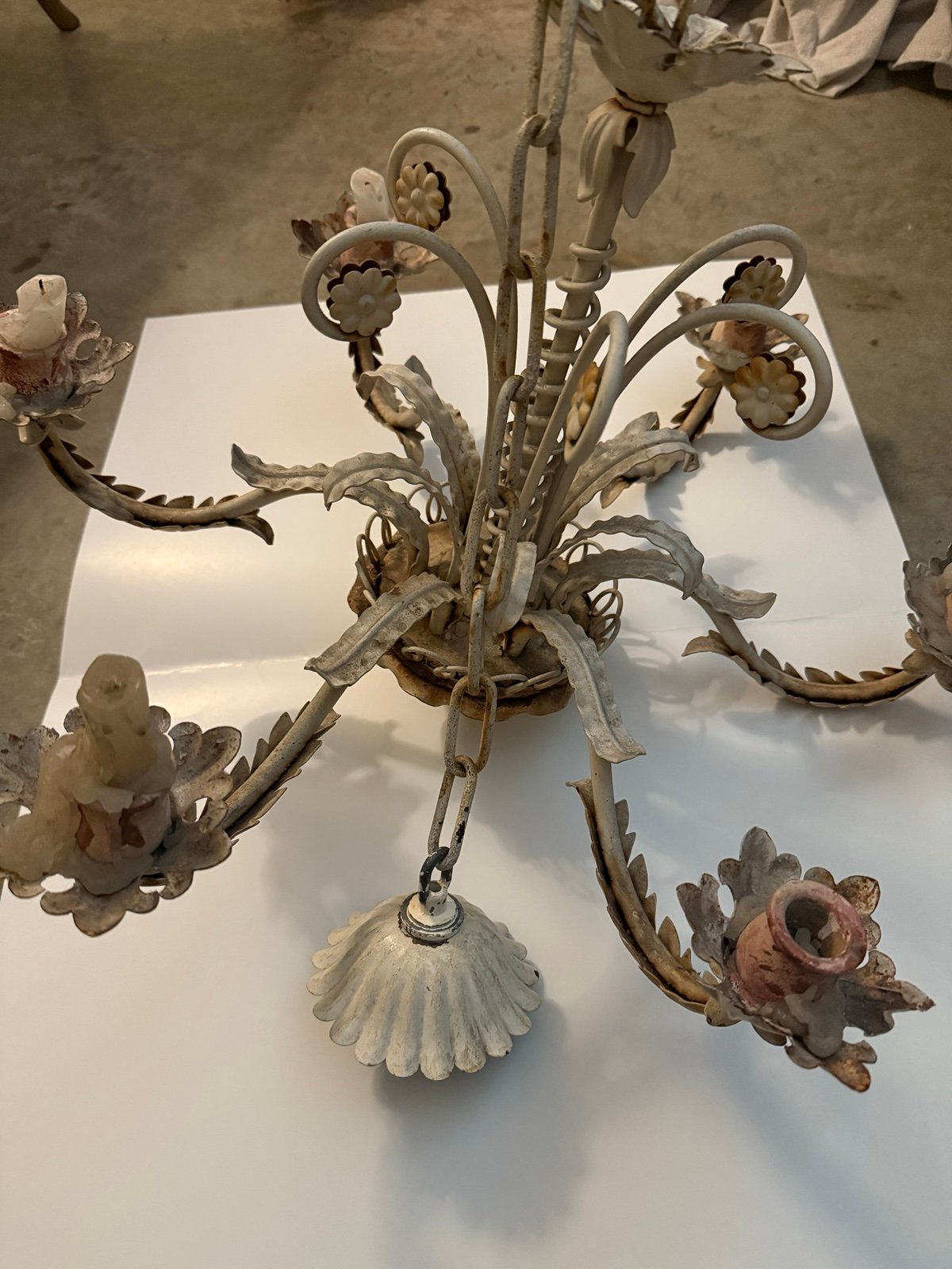 Vintage Candle Chandelier