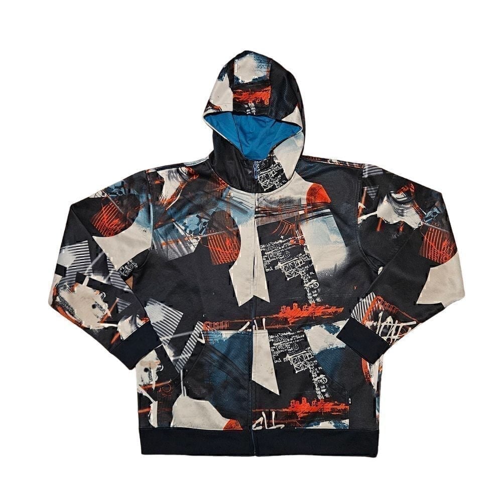 Oakley Graffiti Print Full-Zip Hoodie
