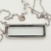 Silver Bar Living Locket Necklace