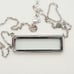 Silver Bar Living Locket Necklace