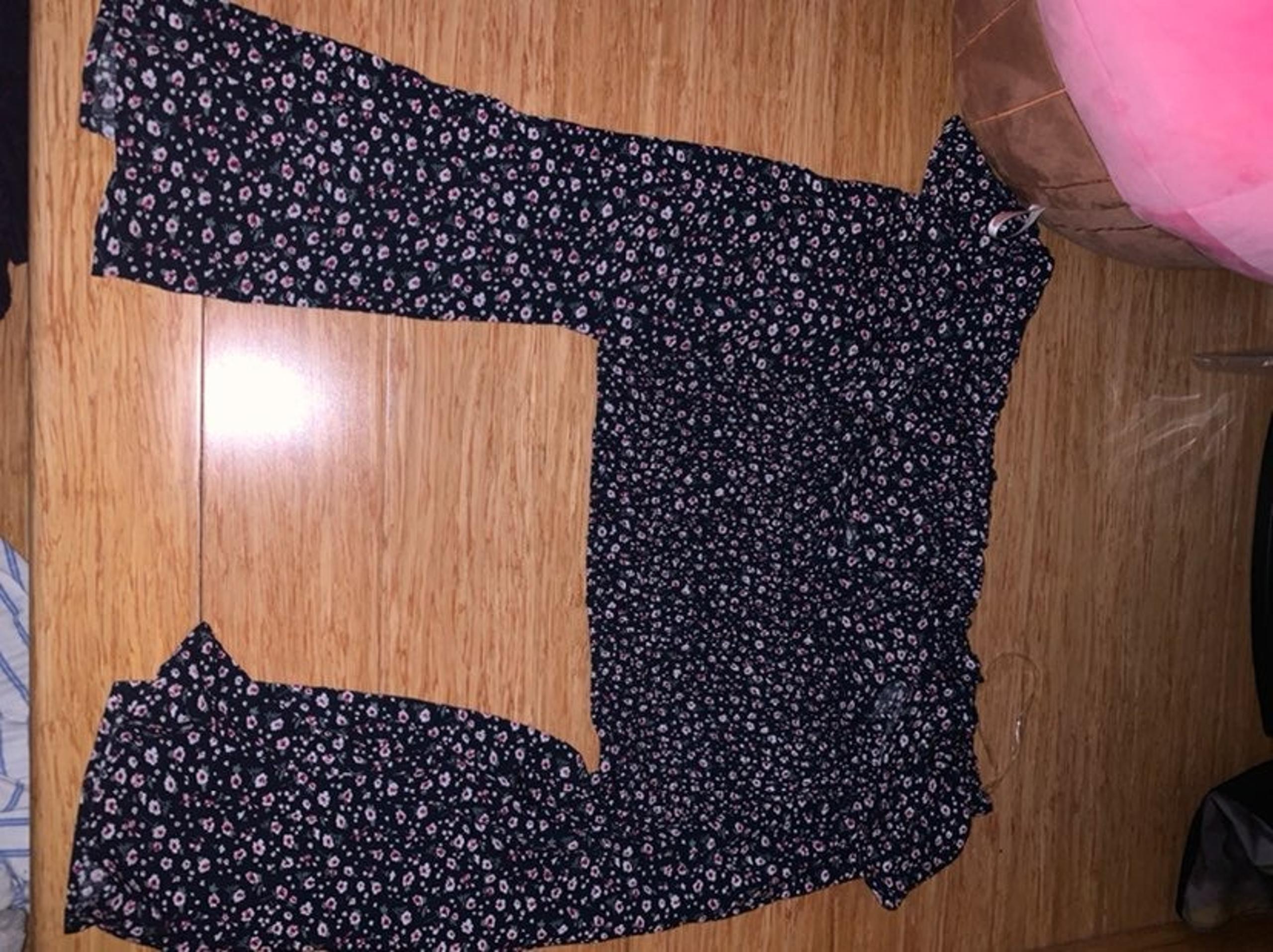la hearts smocked ruffle top