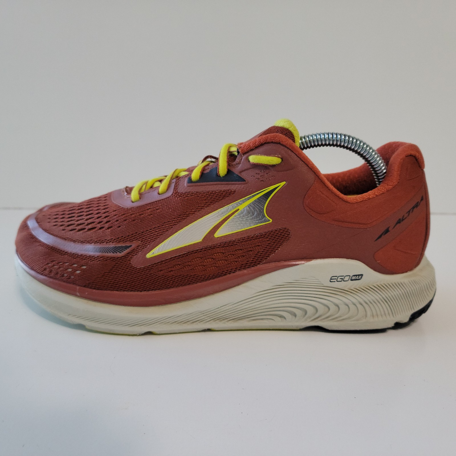 Mens Red Orange Altra Paradigm 6 Athletic Running Sneakers Size 9 M