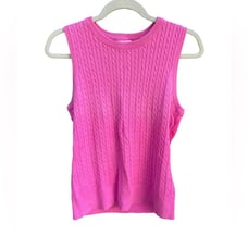 LILLY PULITZER CABLE KNIT SWEATER TANK