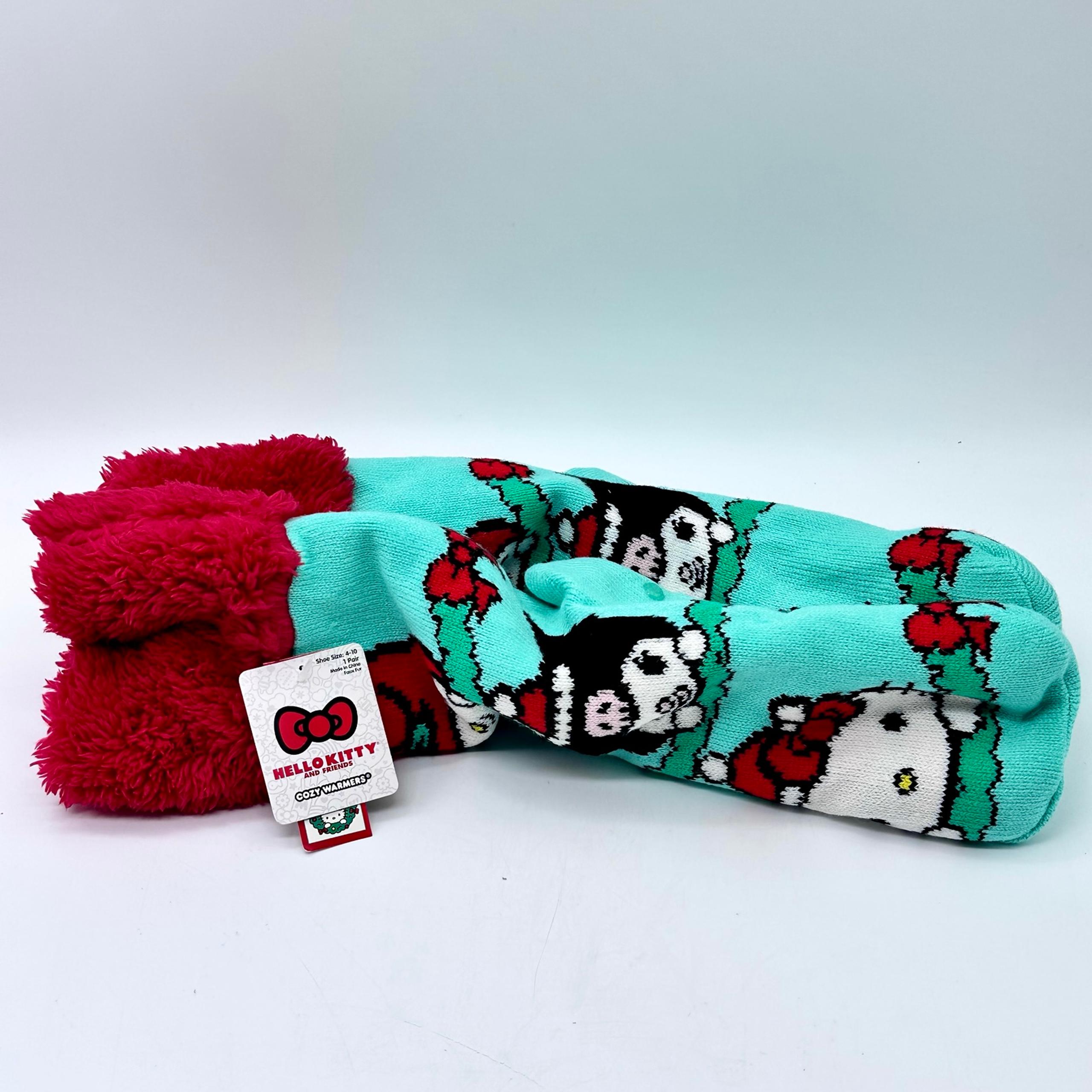 Hello Kitty and Friends Ladies Gripper Bottom Slipper Cozy Warmers Socks