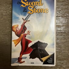 The Sword in the Stone VHS Black Diamond Classic Walt Disney VINTAGE