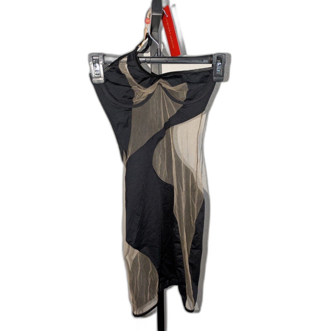 God Save Queens Sheer Mesh Dress - Size Small - Minor flaw