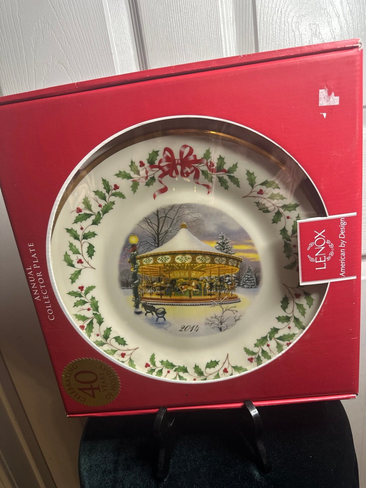 Lenox Annual Christmas Holiday Plate 2014 Carousel NIB GREAT FOR YOUR COLLECTION