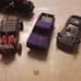 Lot of hand painted mad max styled custom hot wheels