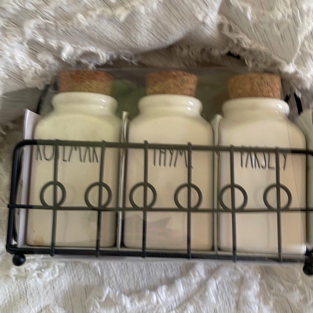 Rae dunn SPICE jars