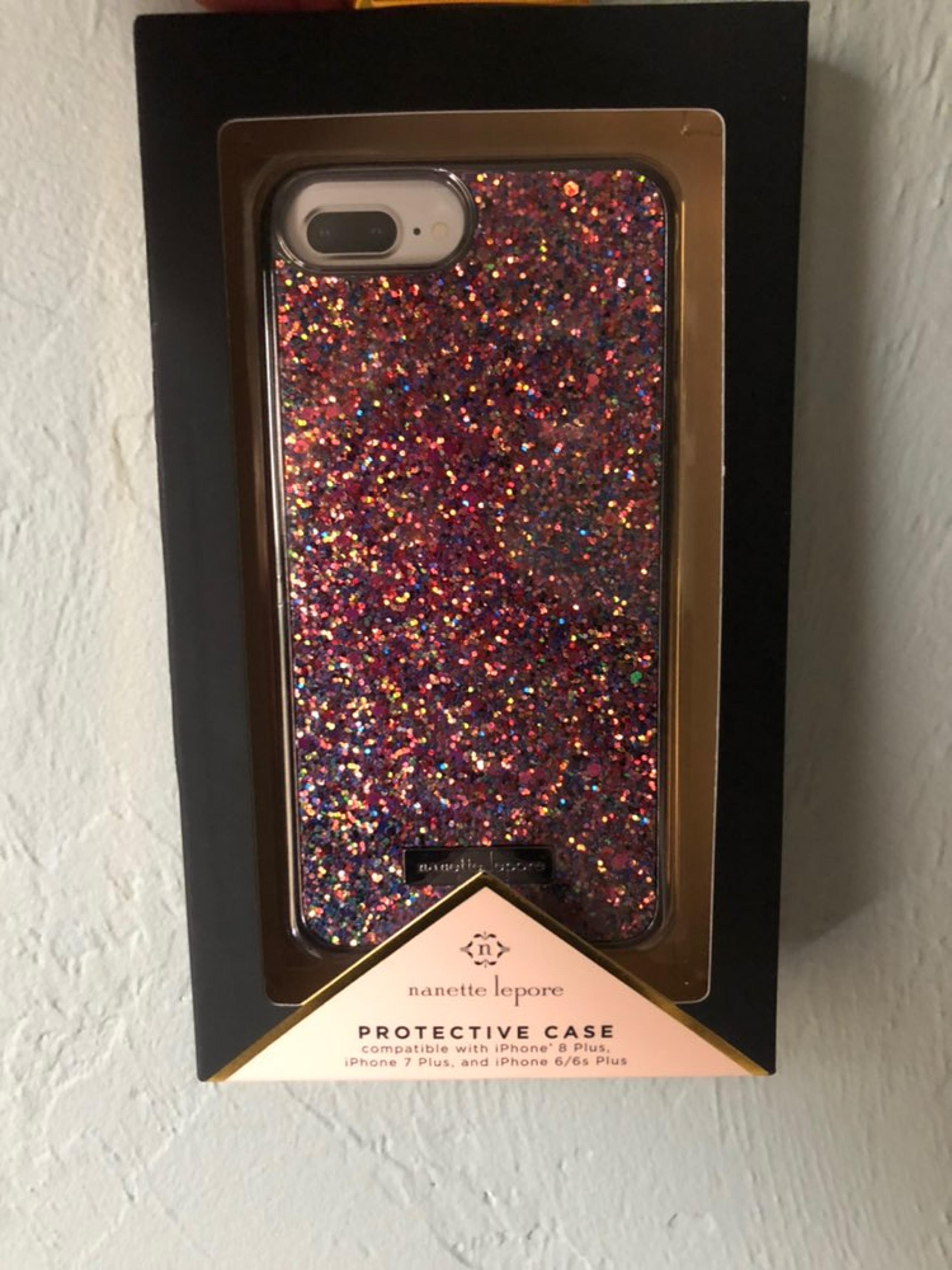 Nanette lepore glitter iphone case