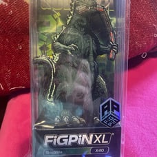 FiGPiN Green Glow Godzilla X40 Ap ARTIST PROOF Metal Pin XL