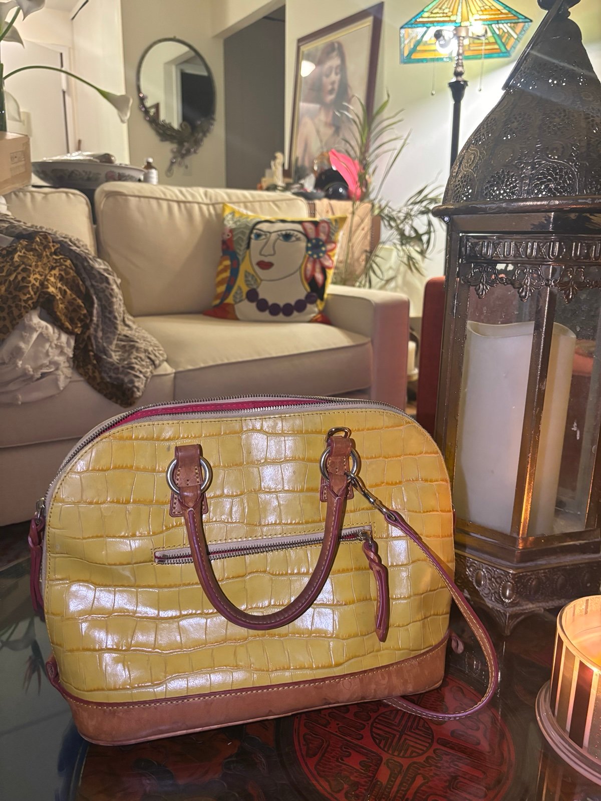Dooney & Bourke yellow purse