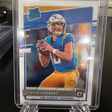 2020 optic justin herbert rated rookie