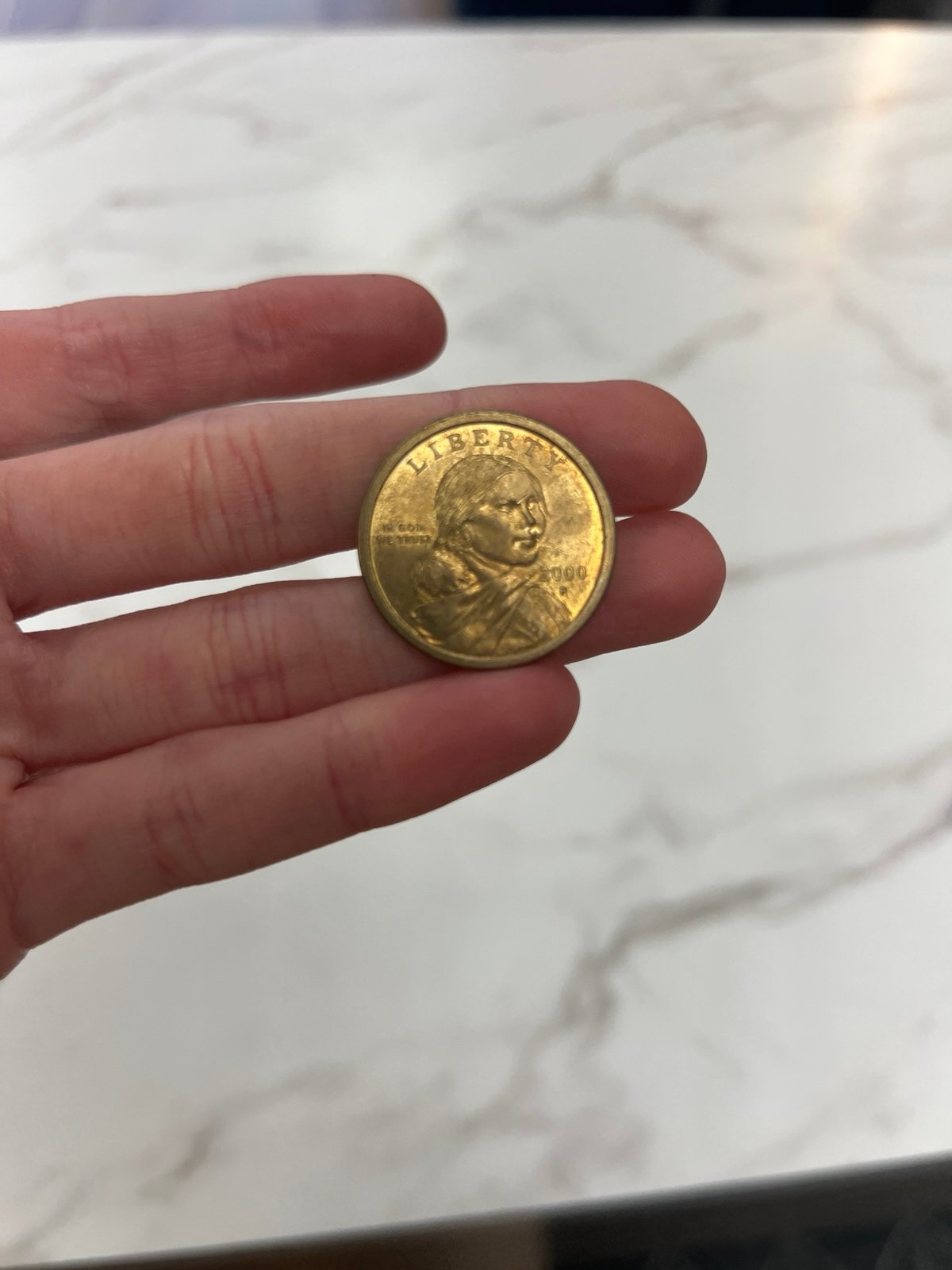 Liberty Sacagawea 2000 P one coin