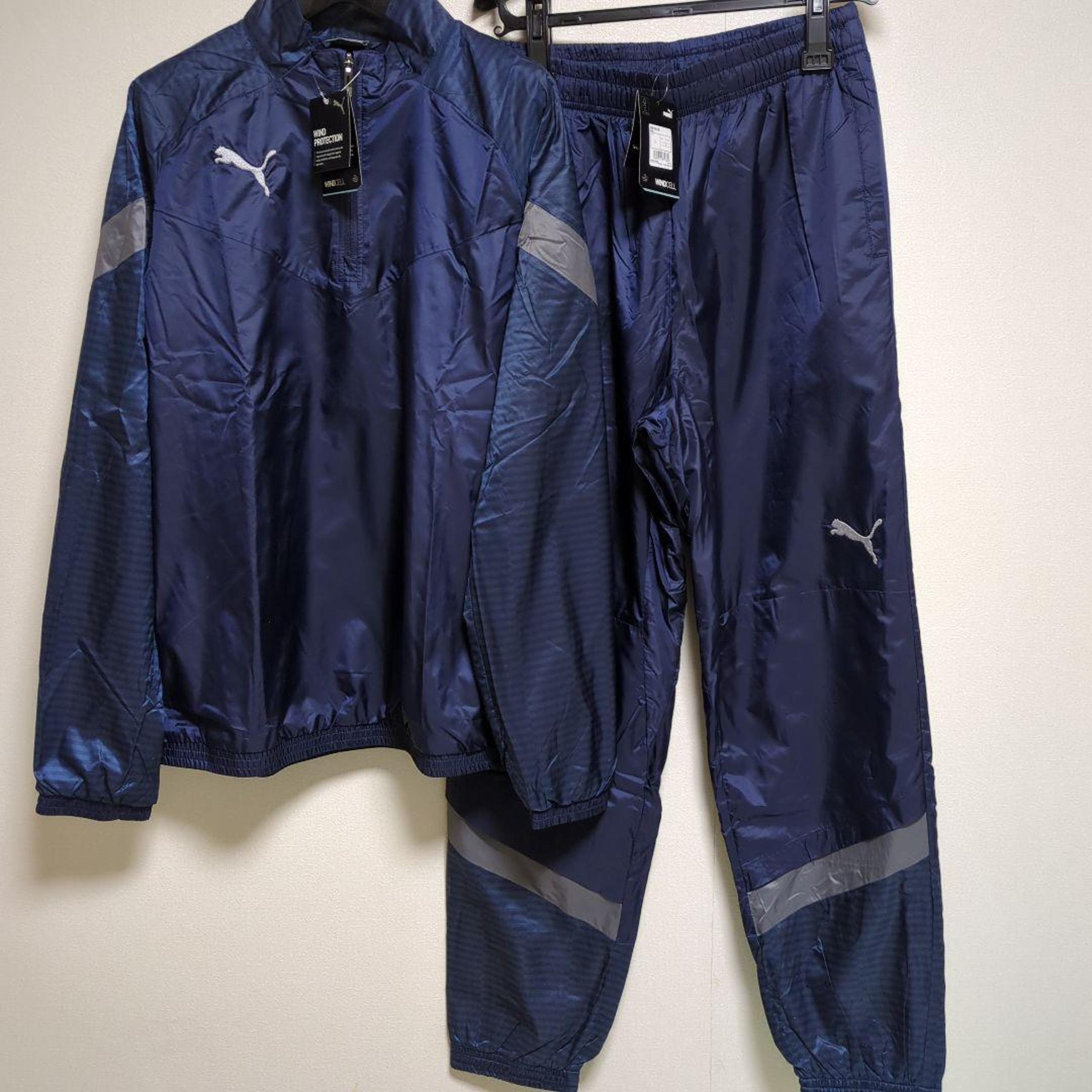 PUMA Windbreaker Set (Jacket & Pants) with WINDCELL and Fleece Lining