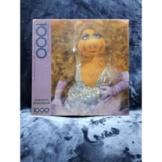 Springbok Vintage Puzzle America's Heartthrob Miss Piggy 1000 Pieces NEW Sealed