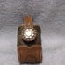 Montana Silversmiths Hand Tooled Leather Horse Hair Belt Pouch Phone Knife Great