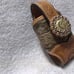 Montana Silversmiths Hand Tooled Leather Horse Hair Belt Pouch Phone Knife Great