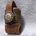 Montana Silversmiths Hand Tooled Leather Horse Hair Belt Pouch Phone Knife Great
