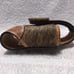 Montana Silversmiths Hand Tooled Leather Horse Hair Belt Pouch Phone Knife Great