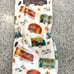 Retros RVs Trailers Happy Camper Life Travel Fall Leaves Camping Throw Blanket