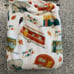 Retros RVs Trailers Happy Camper Life Travel Fall Leaves Camping Throw Blanket
