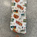 Retros RVs Trailers Happy Camper Life Travel Fall Leaves Camping Throw Blanket