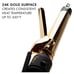 HOT TOOLS Pro Artist 24k Gold Extra Long Curling Iron/Wand 1 1/4” Barrel NEW NWT