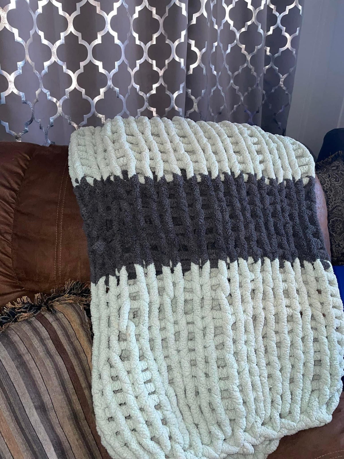 Handmade Crochet Chunky Blanket