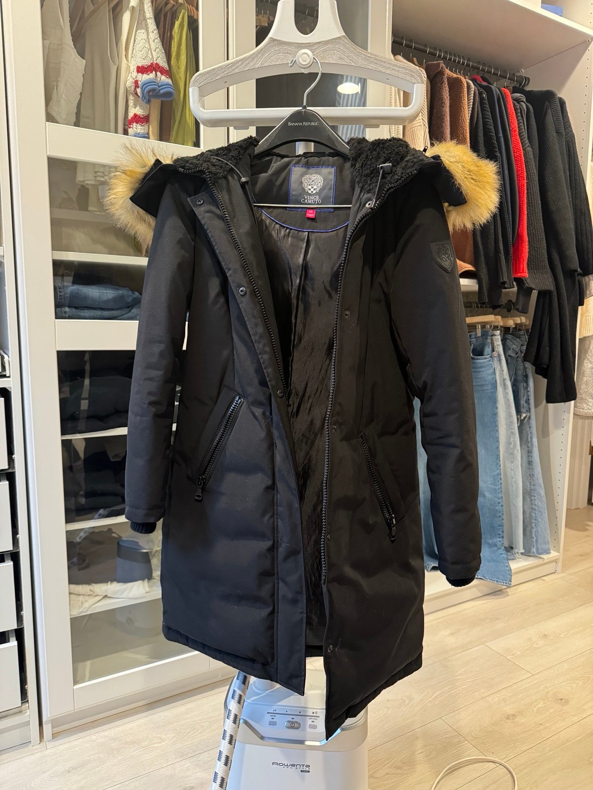 Vince Camuto Winter Parka Coat with Hood in Size XS