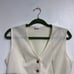 Vintage 60s / 70s Off White Vest Sz 11/12