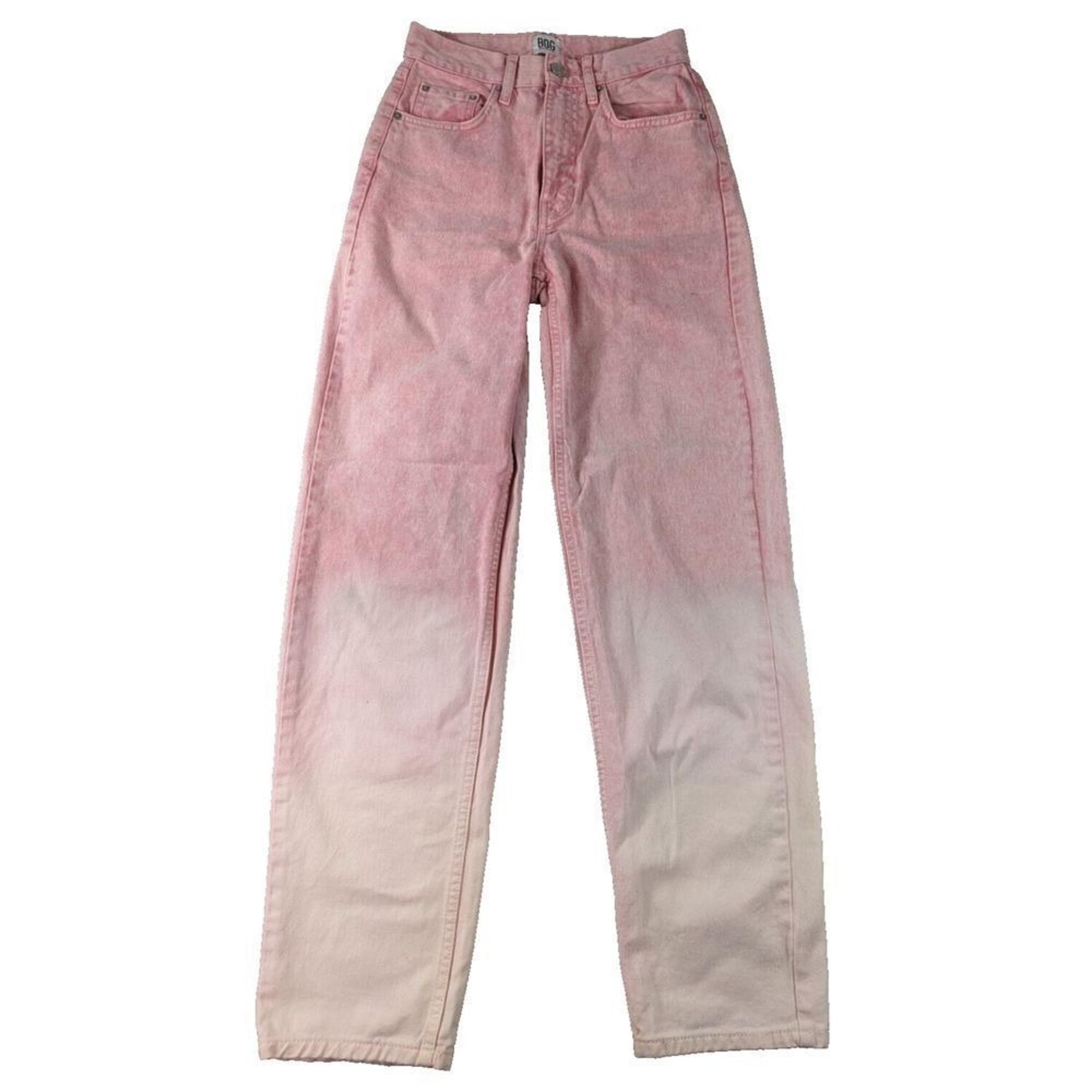BDG Urban Outfitters Jeans Womens 25 High Rise Ombre Pink Coastal Cool Straight