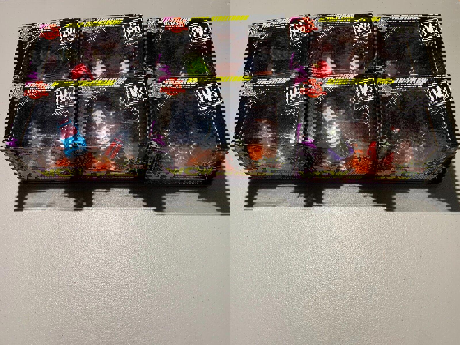 LOT OF 6 NWO WCW NITRO-STREETRODS 1/64 SCALE LIMITED EDITION