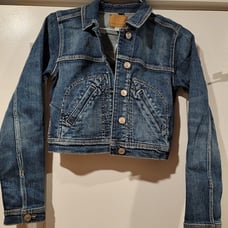 *Size XS* American Eagle Denim Blue Cropped Jean Jacket - Brand New with tags!