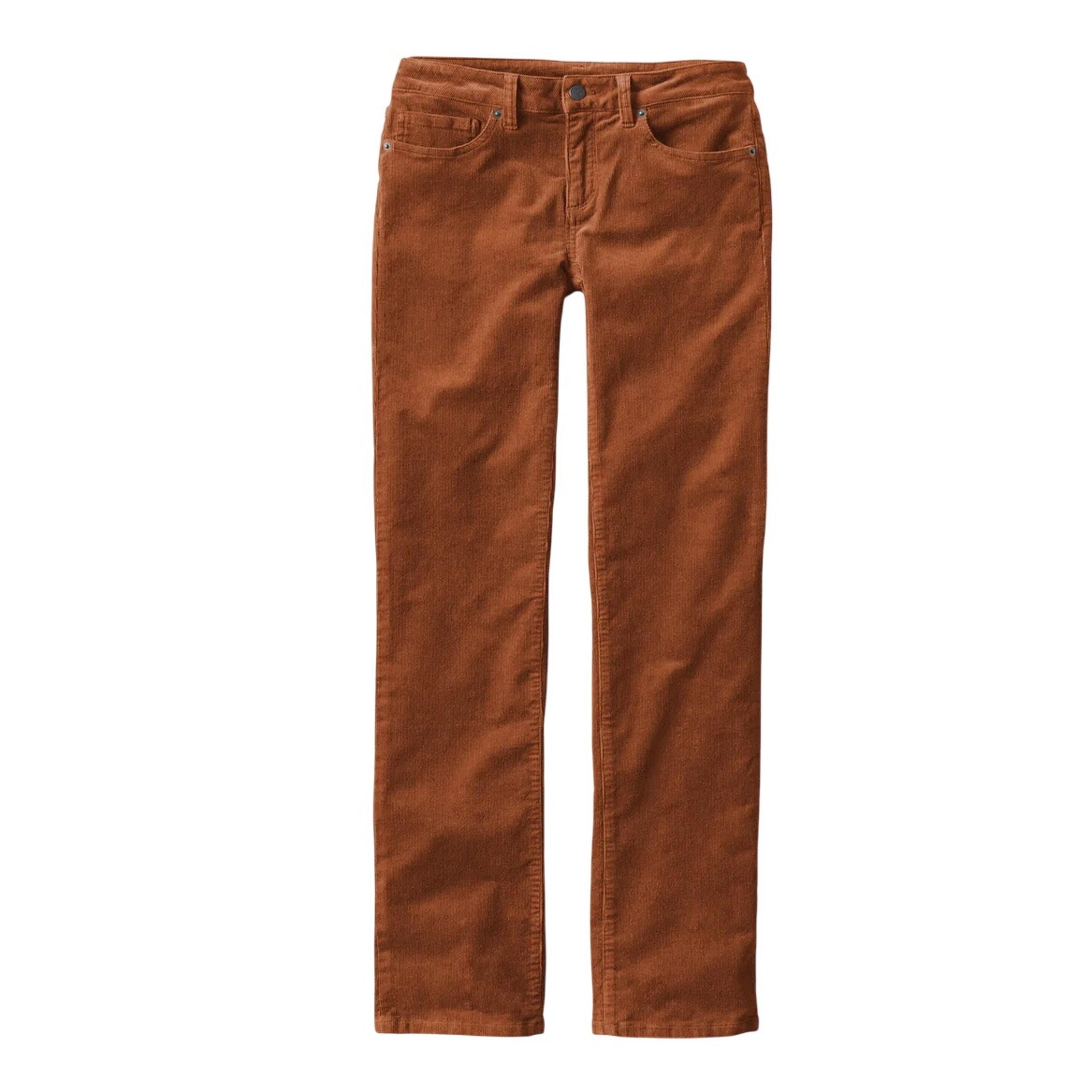 Patagonia Organic Cotton Corduroy Pants, Rust Brown, Size 28, Women's