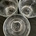 Crown Royal Whiskey Glass Lot of 3 Glasses 3-1/2 Holds 10 OZ