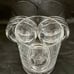 Crown Royal Whiskey Glass Lot of 3 Glasses 3-1/2 Holds 10 OZ