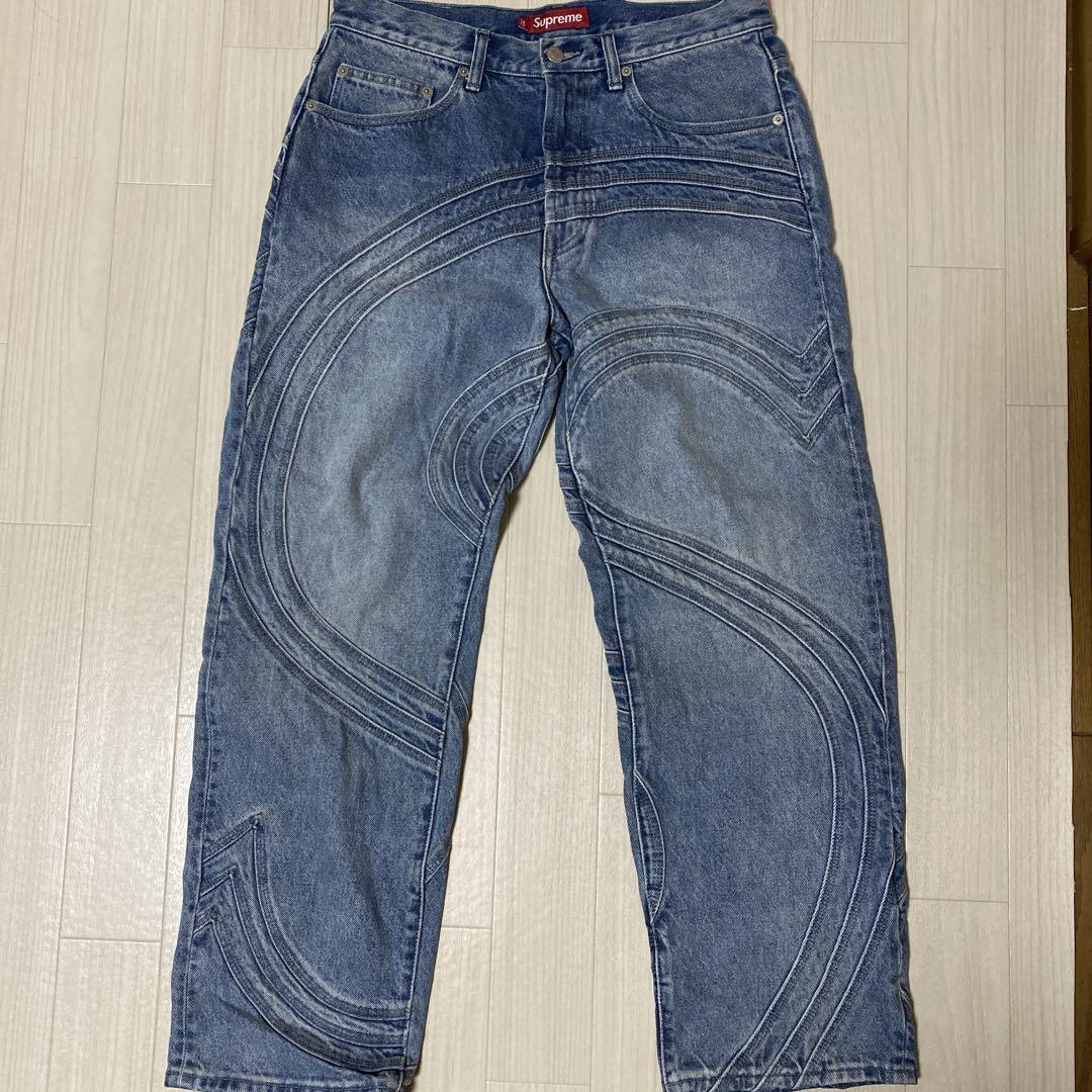Supreme S Logo Loose Fit Jean Size 30