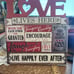 Rustic Love wall hanging