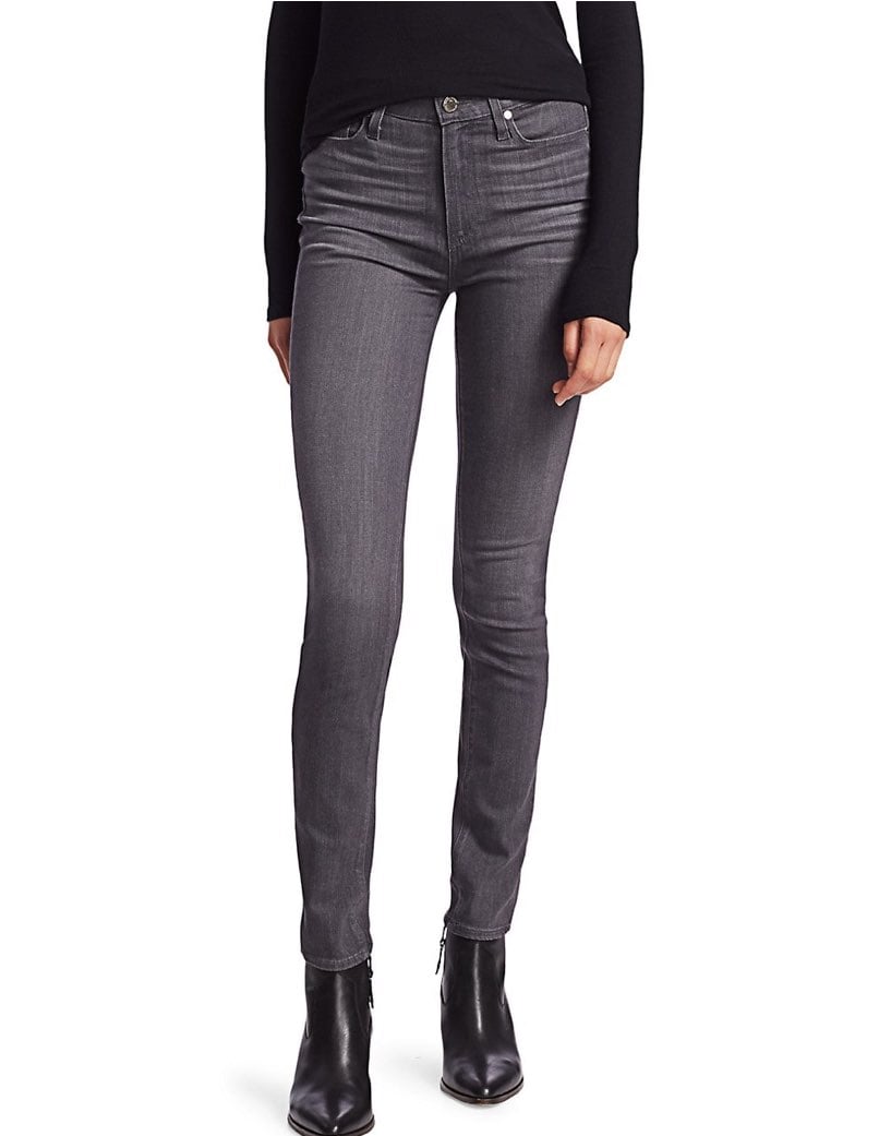 Paige Hoxton High-Rise Ultra Skinny Jeans in Silver Dollar size 23 NEW