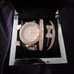 BEBE Faux-Diamond Watch And Bangle Set Rose Gold