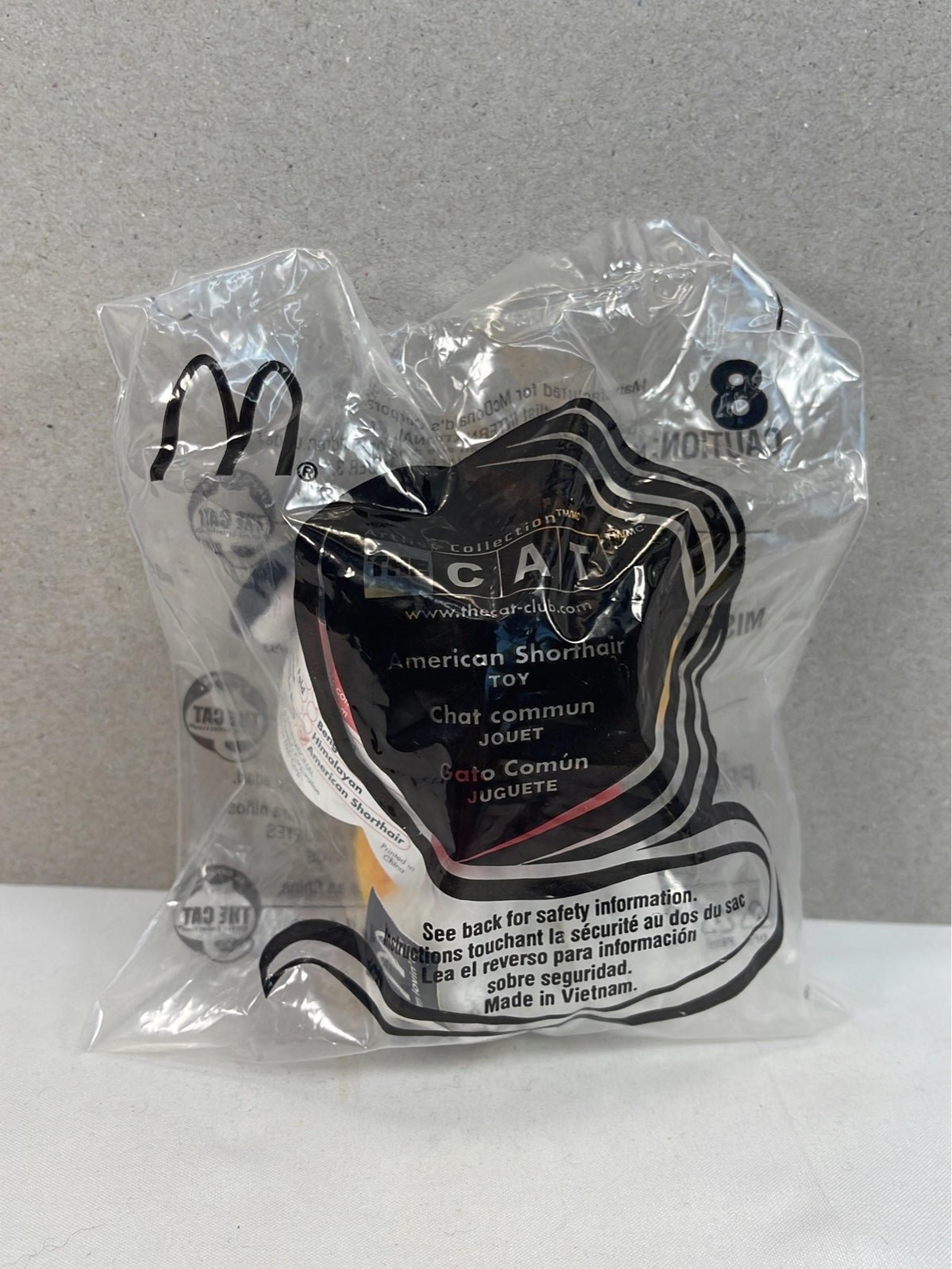 Artlist Collection The Cat American Shorthair Toy 2005 McDonald’s #8 new in pkg