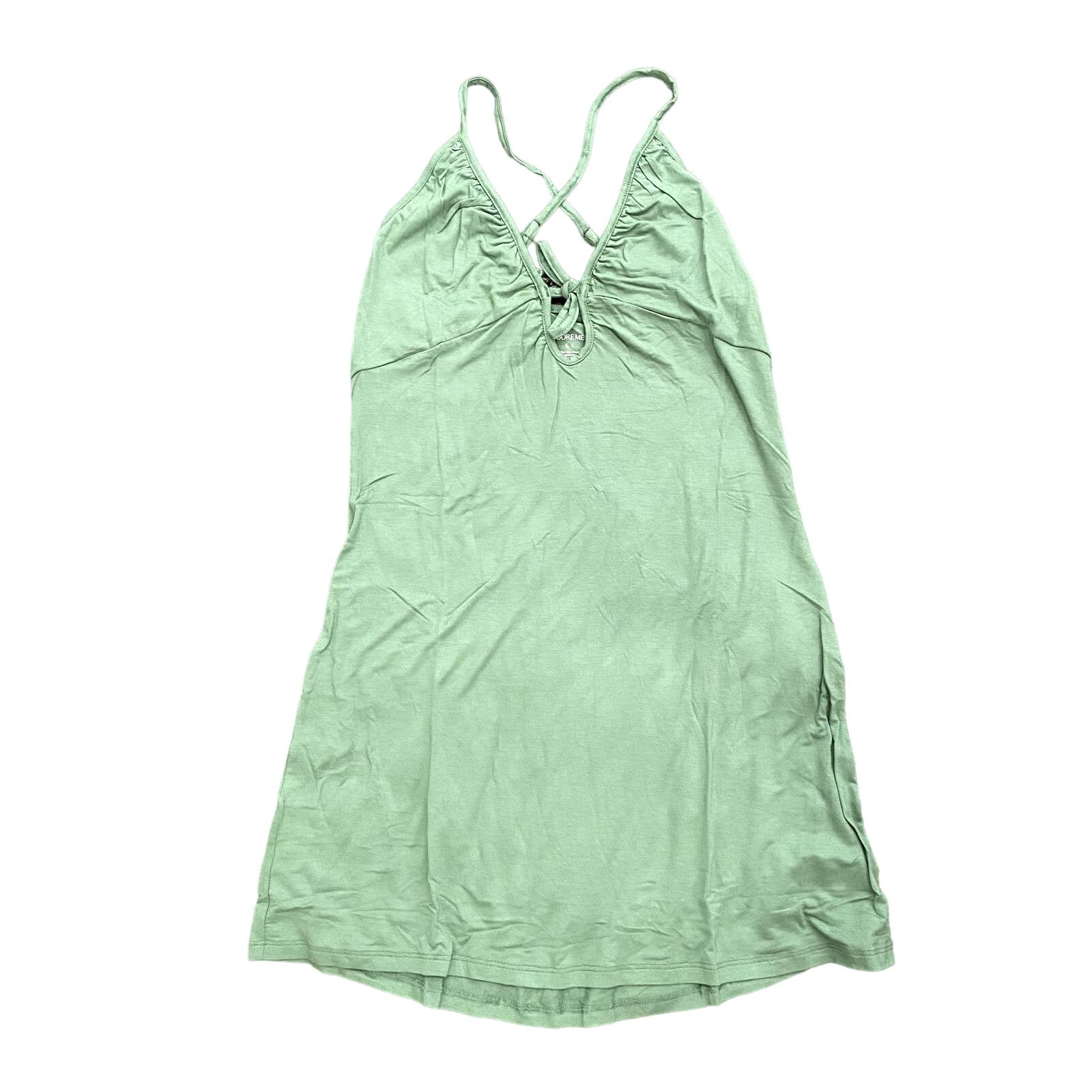 Adore Me Laylani Slip Dress in Green, Size L