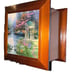 Thomas Kinkade Wooden Mirrored Jewelry Box Avon Gazebo Garden of Prayer 2003 NIB