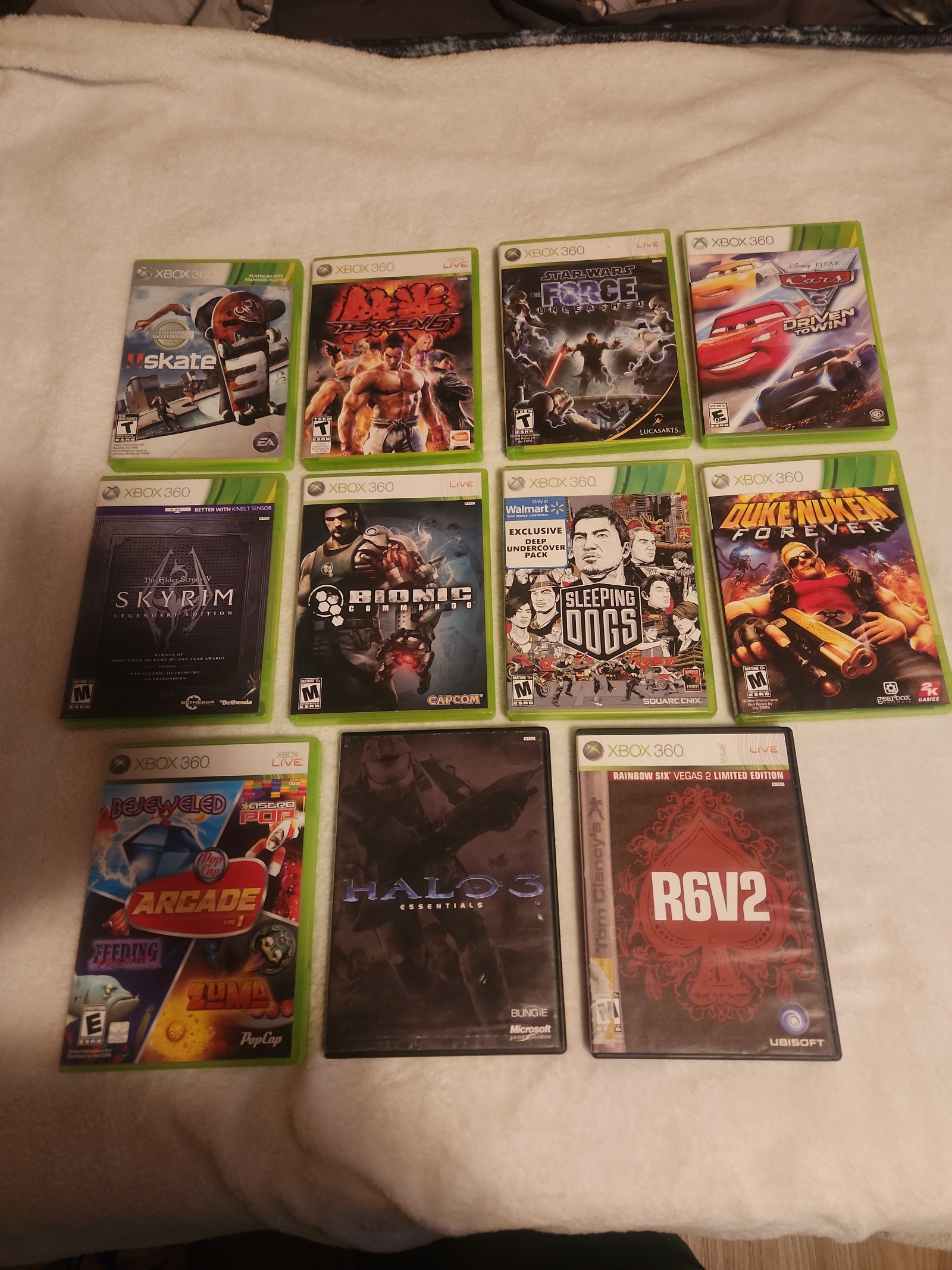 Xbox 360 games Lot