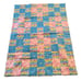 Handmade Childrens Patchwork Quilt Jesus Loves Me Pink Blue 35x47 Tie Dye Lace